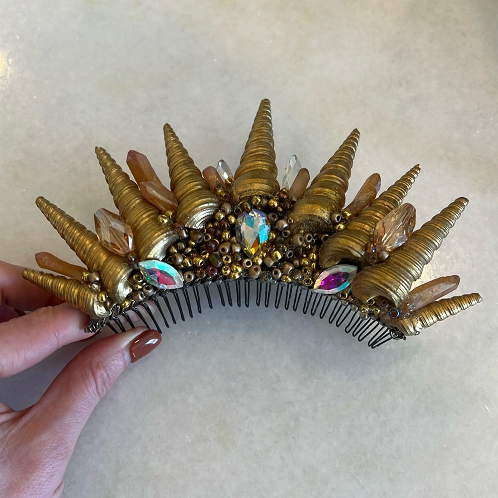 Mermaid Siren Shell Headpiece Tiara